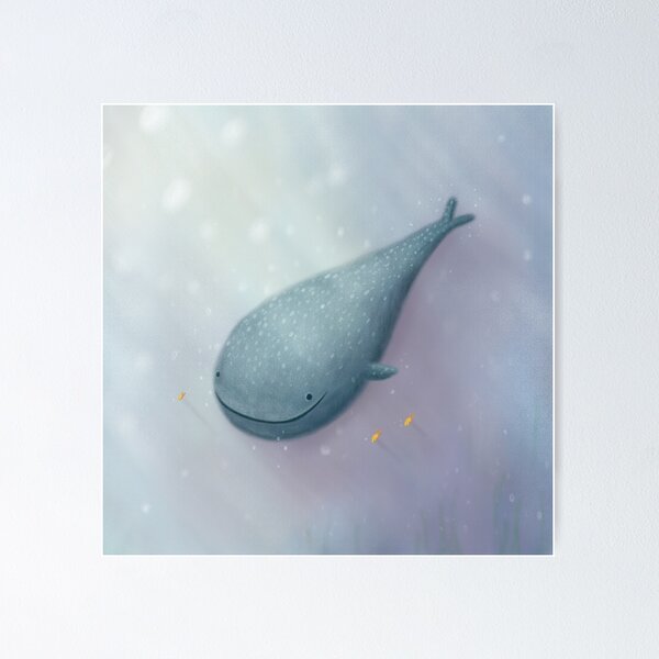 Kawaii Sea Animals Set Poster