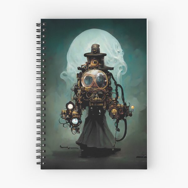 Item preview, Steampunk Ghost 9 designed and sold by AiBroughtToLife.