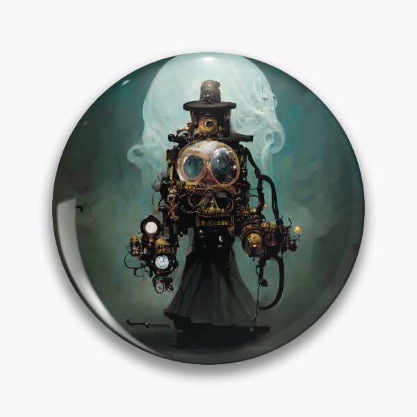 Item preview, Steampunk Ghost 9 designed and sold by AiBroughtToLife.