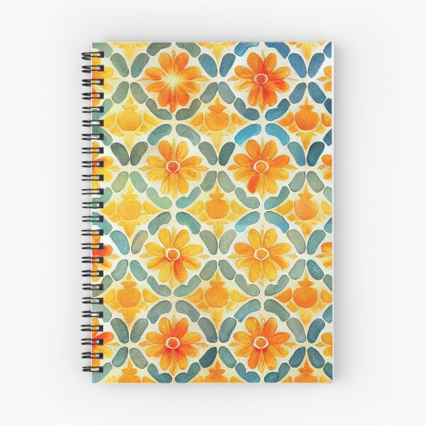 Item preview, Marigold Floral Print designed and sold by ThePurpleMelon.