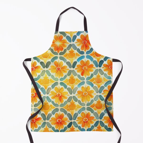 Item preview, Marigold Floral Print designed and sold by ThePurpleMelon.