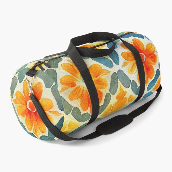 Item preview, Marigold Floral Print designed and sold by ThePurpleMelon.