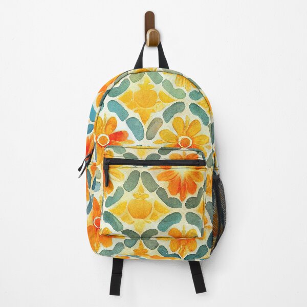 Item preview, Marigold Floral Print designed and sold by ThePurpleMelon.
