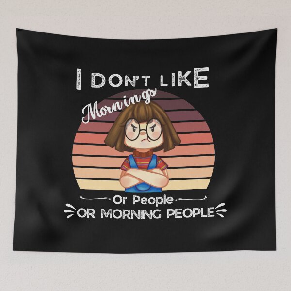 Item preview, I Hate Morning People Or Mornings Or People Coffee Cat designed and sold by ImaginedCo.