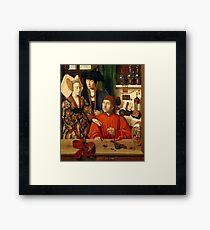 A Goldsmith in his Shop 1449 Petrus Christus Framed Print