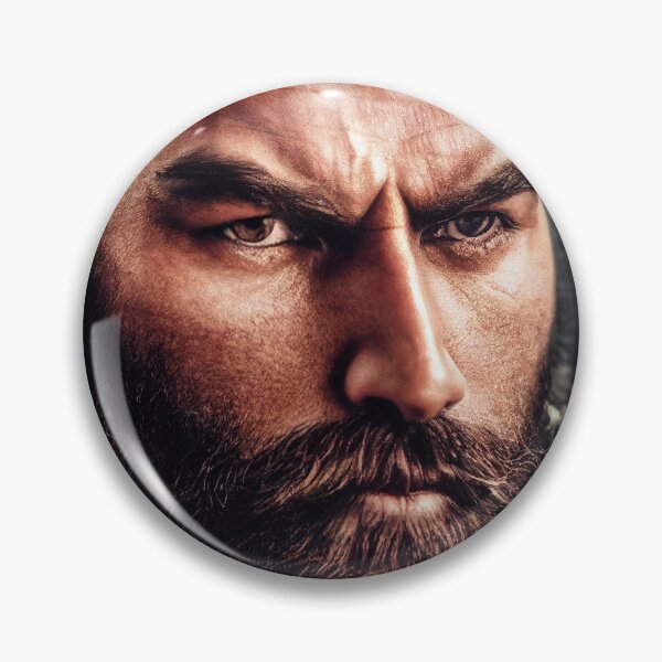 Item preview,  Legendary Barbarian Warrior  –  Portrait Of A Cool Hairy Bearded Barbarian  Warrior | Midjourney AI Generated Art designed and sold by MadeByRobots.