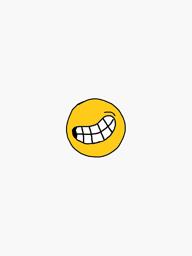 Cursed Emoji: Smile | Sticker