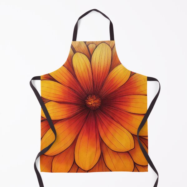Item preview, Marigold Floral Print designed and sold by ThePurpleMelon.