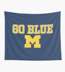 Tela decorativa Ir Blue Michigan Block M