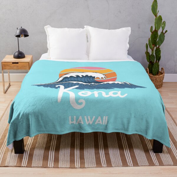 Item preview, Kona Hawaii Beach Sunset Wave Art designed and sold by MrEddie10.