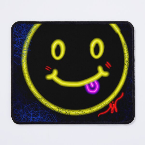 Item preview, funny face in neon designed and sold by ljworkart.