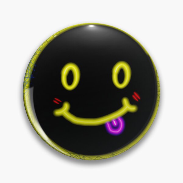 Item preview, funny face in neon designed and sold by ljworkart.