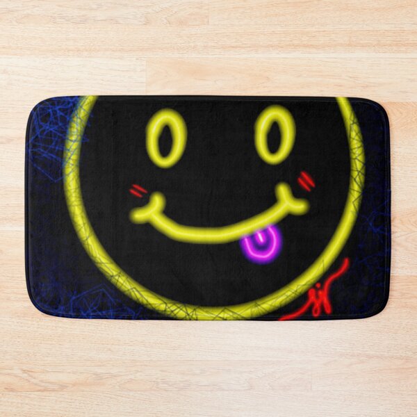 Item preview, funny face in neon designed and sold by ljworkart.