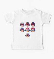 Ash Ketchum / Satoshi x7 Baby Tee