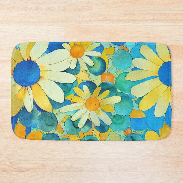 Item preview, Marigold Floral Print designed and sold by ThePurpleMelon.