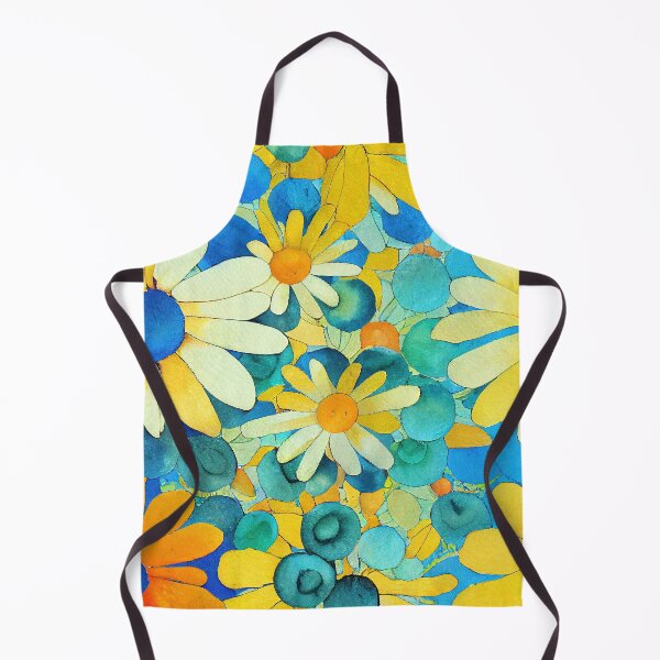Item preview, Marigold Floral Print designed and sold by ThePurpleMelon.