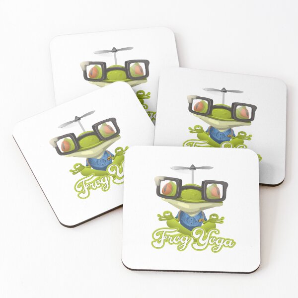 Item preview, Green Frog in Yoga Mood | Yoga Sports designed and sold by Tee-Show.