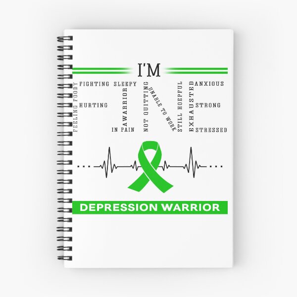Item preview, I'm Fine Depression Warrior Support Depression Awareness Gifts designed and sold by rechardtee.