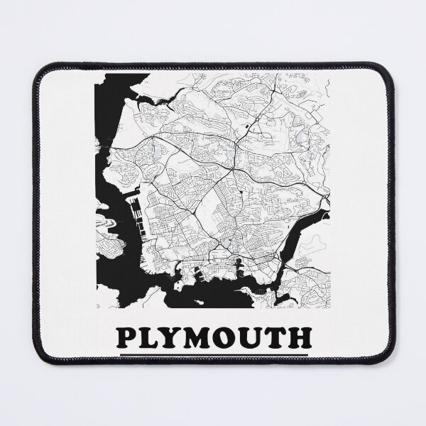 Item preview, Minimal Plymouth Map designed and sold by Enea Kelo.