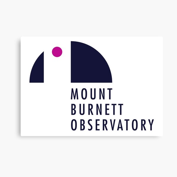 Mount Burnett Observatory Logo Canvas Print