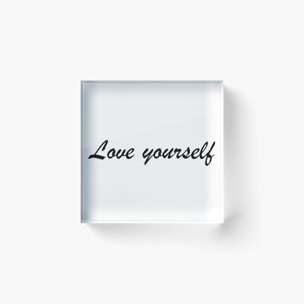 Item preview, Love yourself designed and sold by MarioMall01.