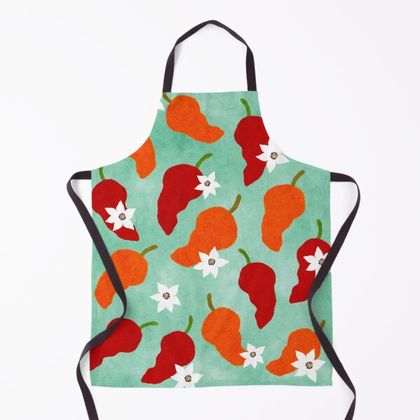 Item preview, Red and Orange Chilli print - Mexico City Spice Market designed and sold by Noodle Nerd.
