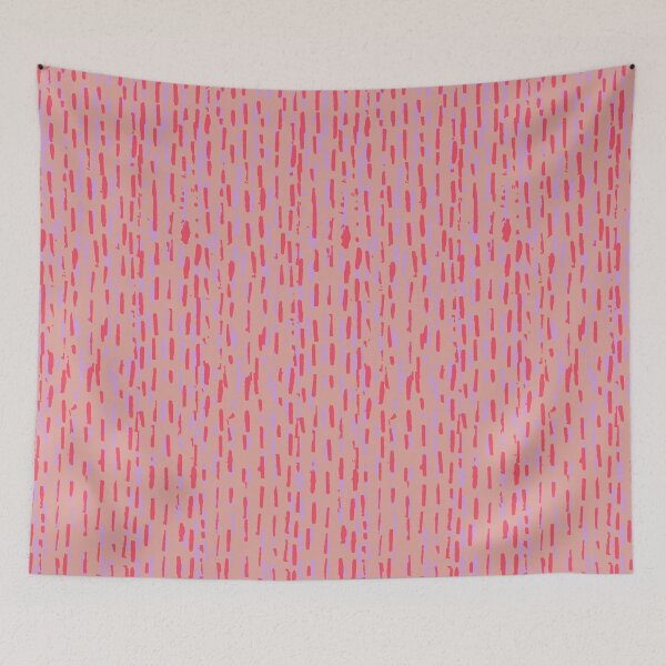 Item preview, Red and pink dashes design designed and sold by CatsHappy.