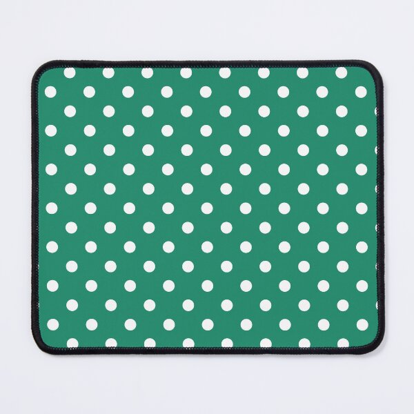Item preview, Green and White Polka Dots Pattern designed and sold by Ayoub14.