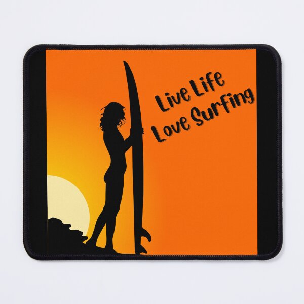 Item preview, Live life, love surfing, lets go surfing designed and sold by AspectArtWorks.
