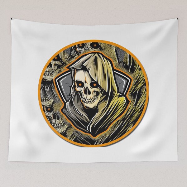 Item preview, smiling skull designed and sold by princevb2011.