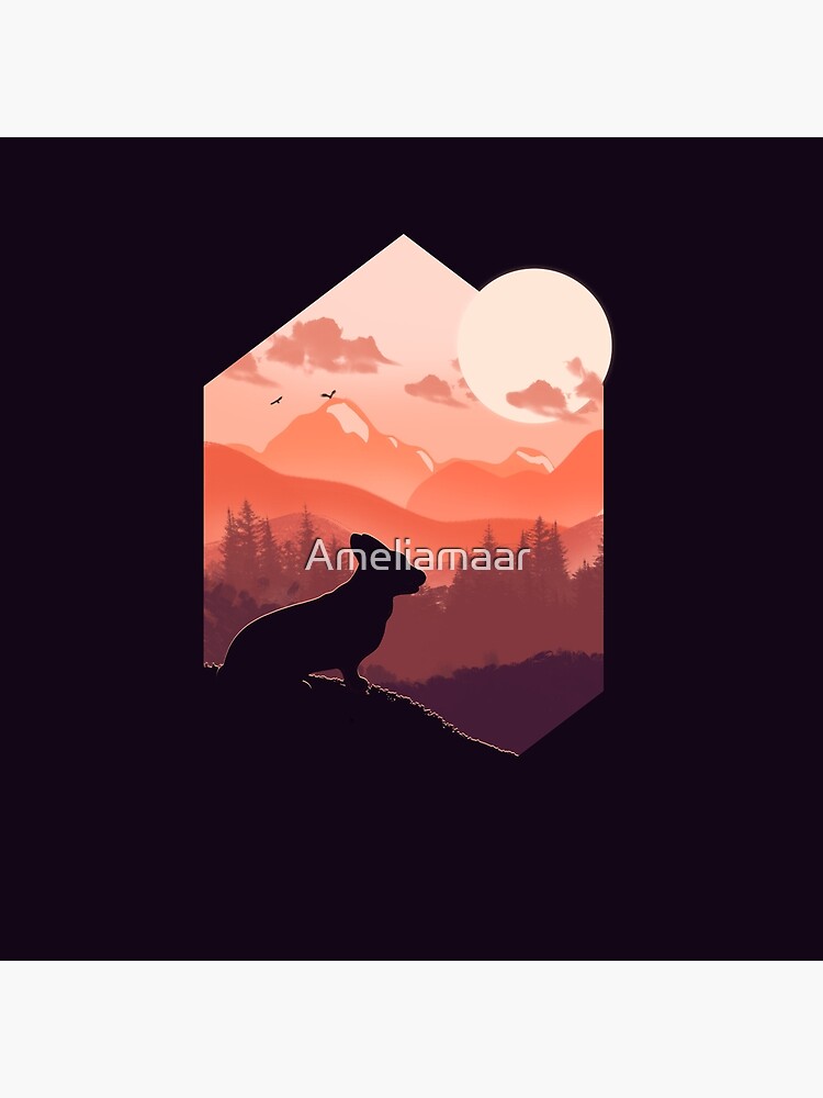 Corgi watching Forest by Ameliamaar