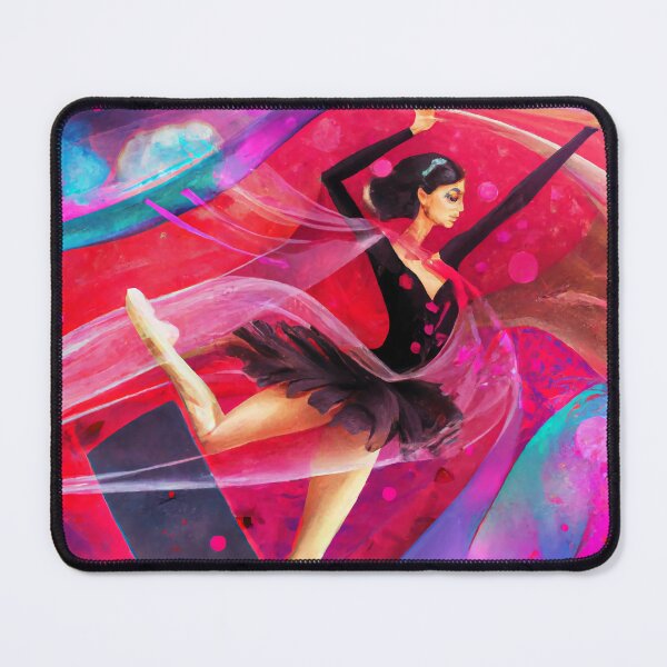 Aperçu de l'œuvre Ballerine avec tutu noir créée et vendue par OmniaDea.