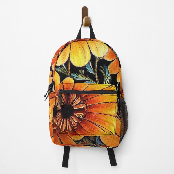 Item preview, Marigold Floral Print designed and sold by ThePurpleMelon.