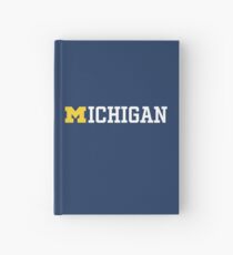 Cuaderno de tapa dura Bloque m michigan