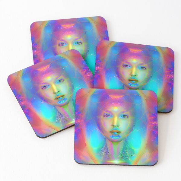 Item preview, In Sweet Harmony 4: Astral Cosmic AI Illustration - Female Head designed and sold by Recall-Design.