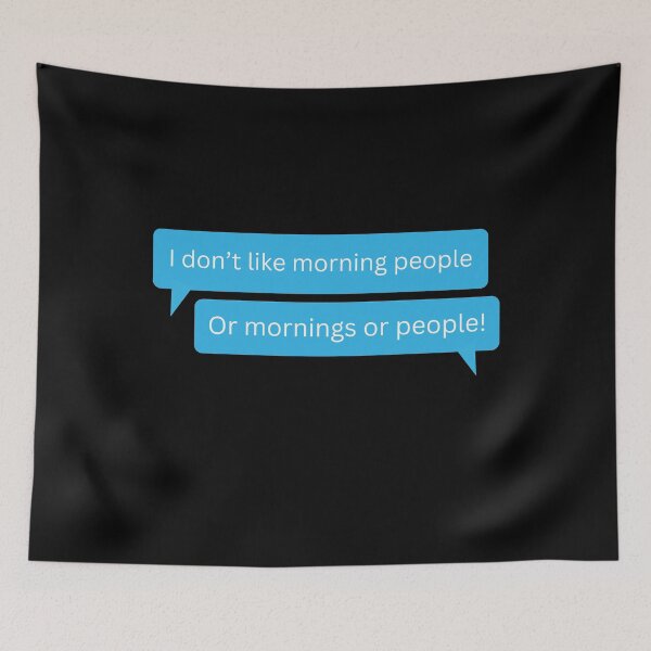 Item preview, I Hate Morning People Or Mornings Or People Coffee Cat designed and sold by ImaginedCo.