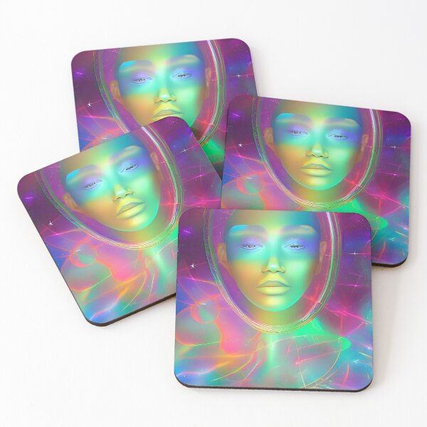 Item preview, In Sweet Harmony 5: Astral Cosmic AI Illustration - Female Head designed and sold by Recall-Design.