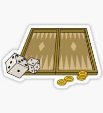 Backgammon Sticker