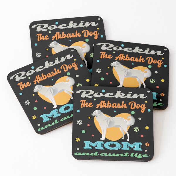 Item preview, Rockin the akbash dog mom and aunt life, cute puppy, akbash dog owner, lover, relaxing designed and sold by SGS-.