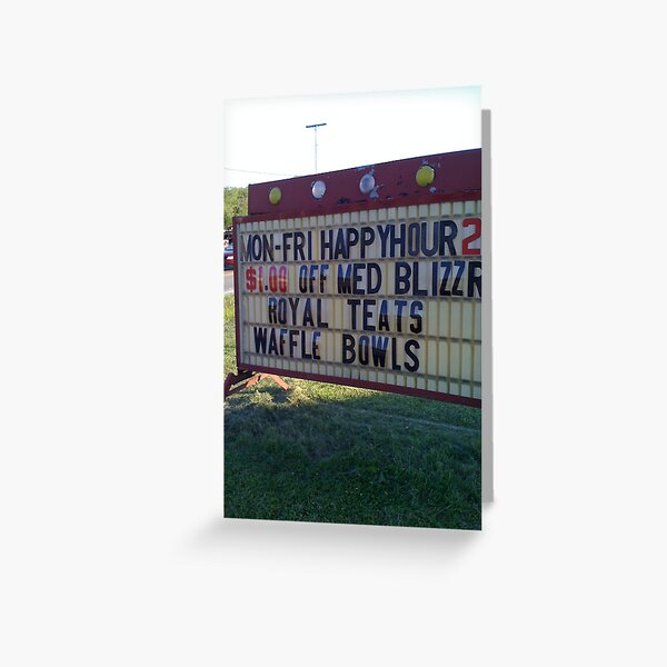 Royal Teats Greeting Card