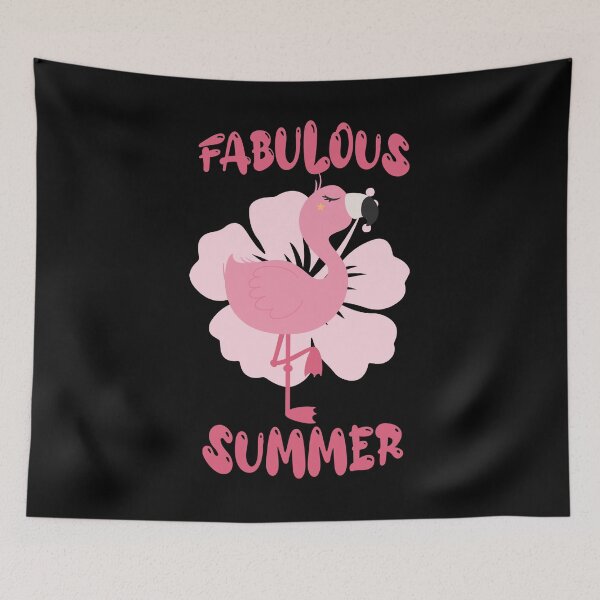 Item preview, Summer, Summer! - Fabulous Flamingo designed and sold by WisdomInspired.