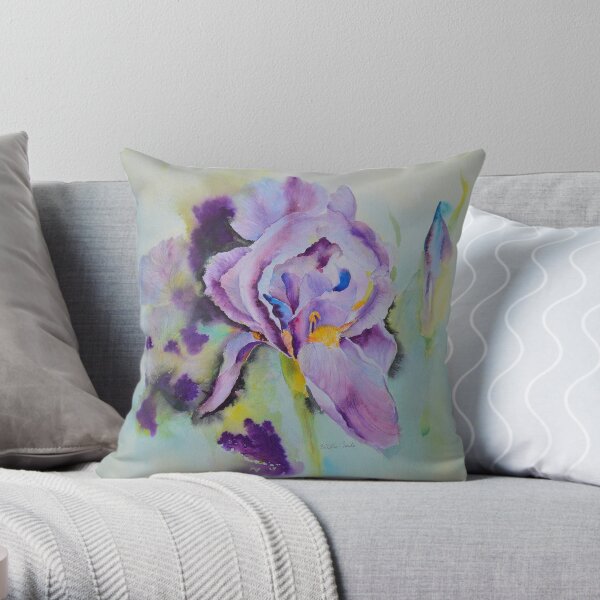 Purple glory Throw Pillow
