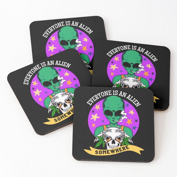 Item preview, Aliens Are Everywhere - alien with skeleton designed and sold by bsrishika.