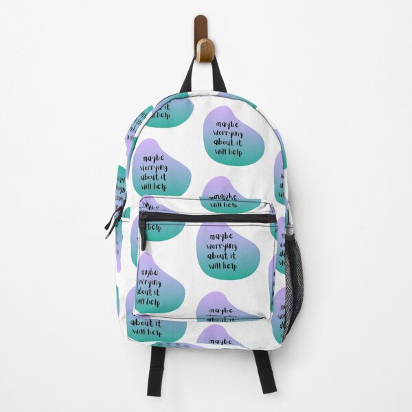 Item preview, Maybe Worrying About It Will Help (Blue - Green) designed and sold by ami.creations.