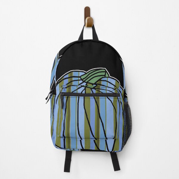 Item preview, Big Blue Green Stripes Pumpkin  designed and sold by ellenhenry.