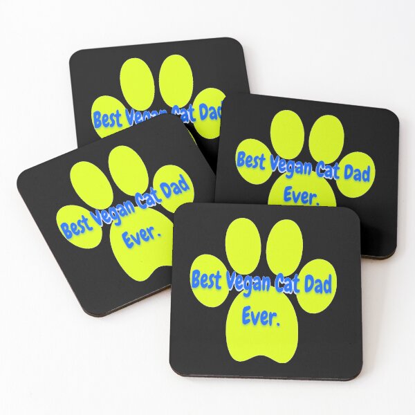 Item preview, Best vegan cat dad ever | World Vegetarian Day - Funyy and cute T-Shirts Quote designed and sold by Designspot2020.