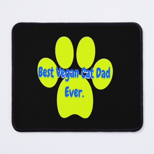 Item preview, Best vegan cat dad ever | World Vegetarian Day - Funyy and cute T-Shirts Quote designed and sold by Designspot2020.