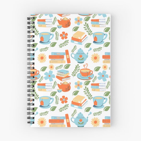 Item preview, Flowery Books and Tea designed and sold by Shahd  Design.