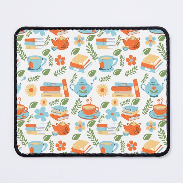 Item preview, Flowery Books and Tea designed and sold by Shahd  Design.