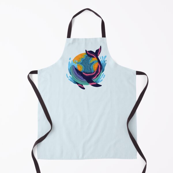 Item preview, Colorful Whale with Globe designed and sold by VirtualFaries.